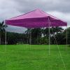 10X10ft EZ Pop Up Canopy Folding Gazebo/Purple