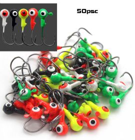 Five Color Fish Hook In Bulk (Option: Mixed color-1g-50PCS)