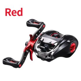 Metal Raft Fishing Reel Luya Hit Black Long Cast Anti Blast Line (Option: Red-Right Hand)