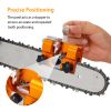 Chainsaw Chain Sharpening Jig Universal Chainsaw Sharpener Kit Hand Crank Chain Sharpener for Electric Saw for Lumberjack Garden Worker