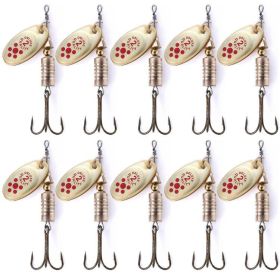 Water Sequin Road Sub Bait (Option: Gold-10PCS)